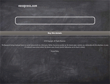 Tablet Screenshot of nesspress.com
